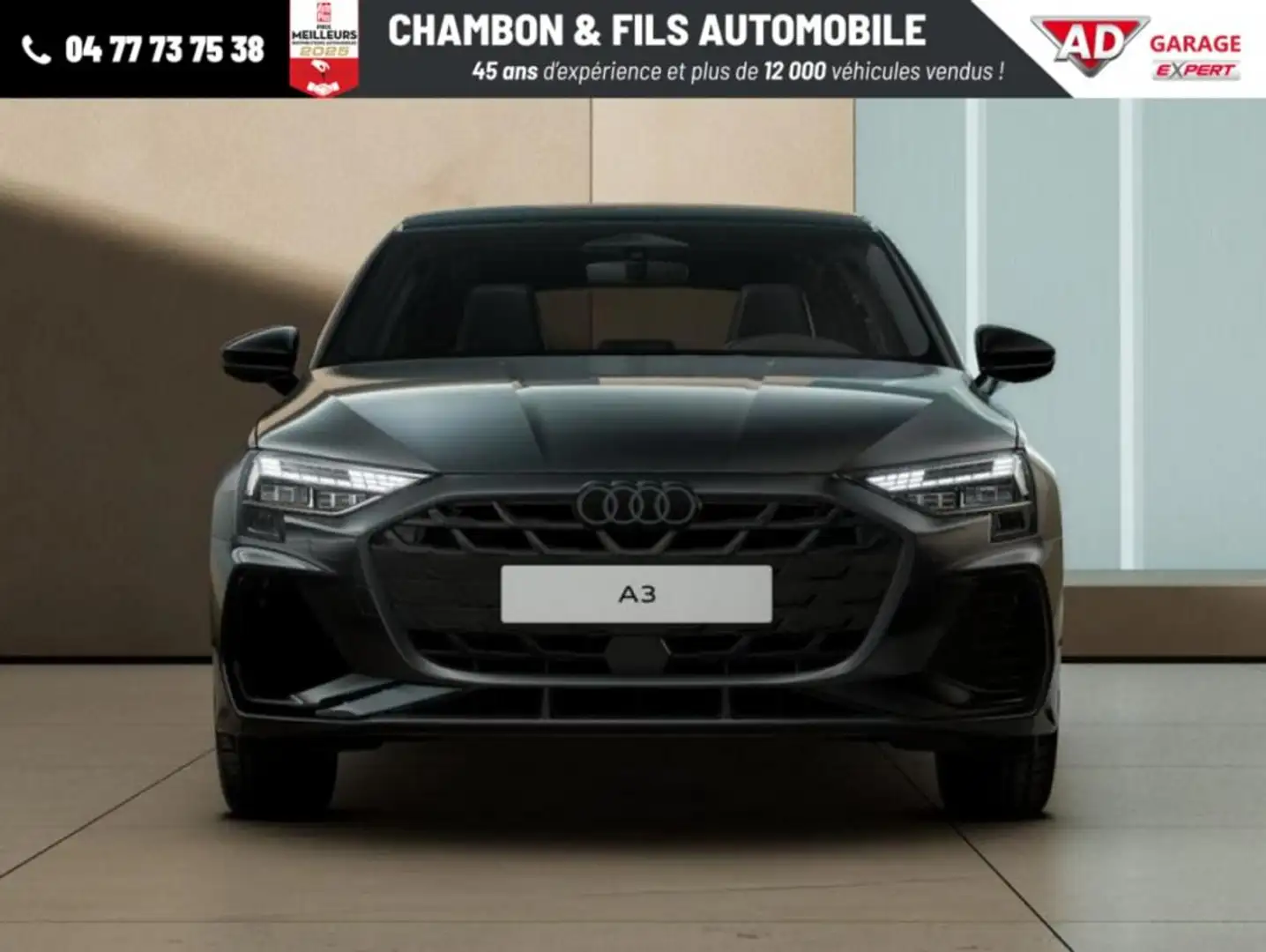 Audi A3 TFSI e Hybride rechargeable 272 S tronic 6 S line Gris - 2