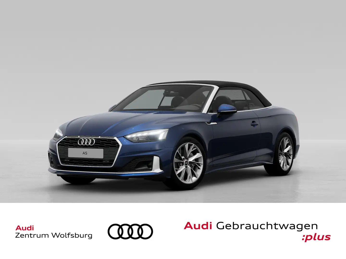 Audi A5 A5 Cabrio 40 TFSI S tronic advanced LEDER/NAVI/L Blau - 1