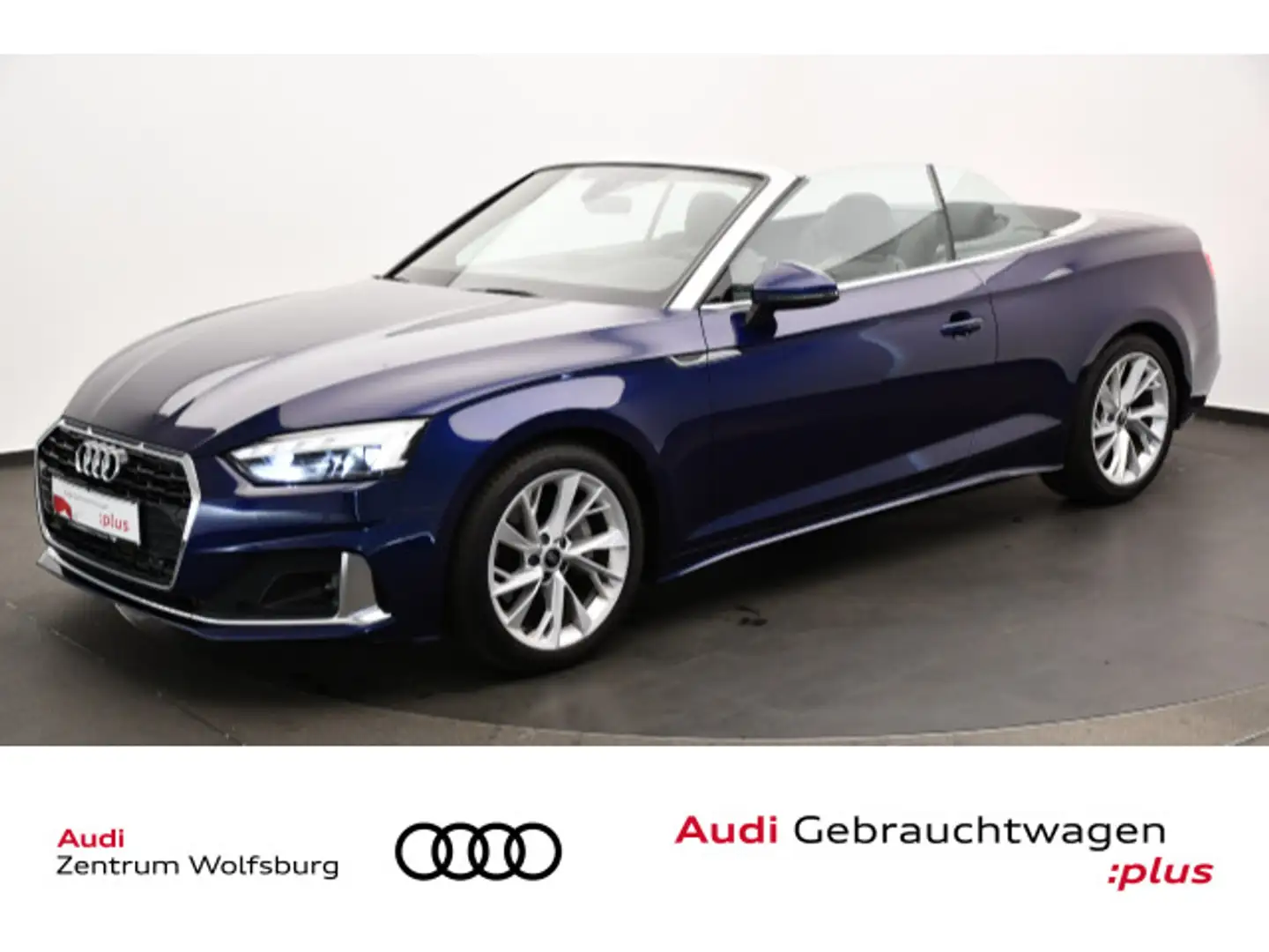 Audi A5 A5 Cabrio 40 TFSI S tronic advanced LEDER/NAVI/L Blau - 1