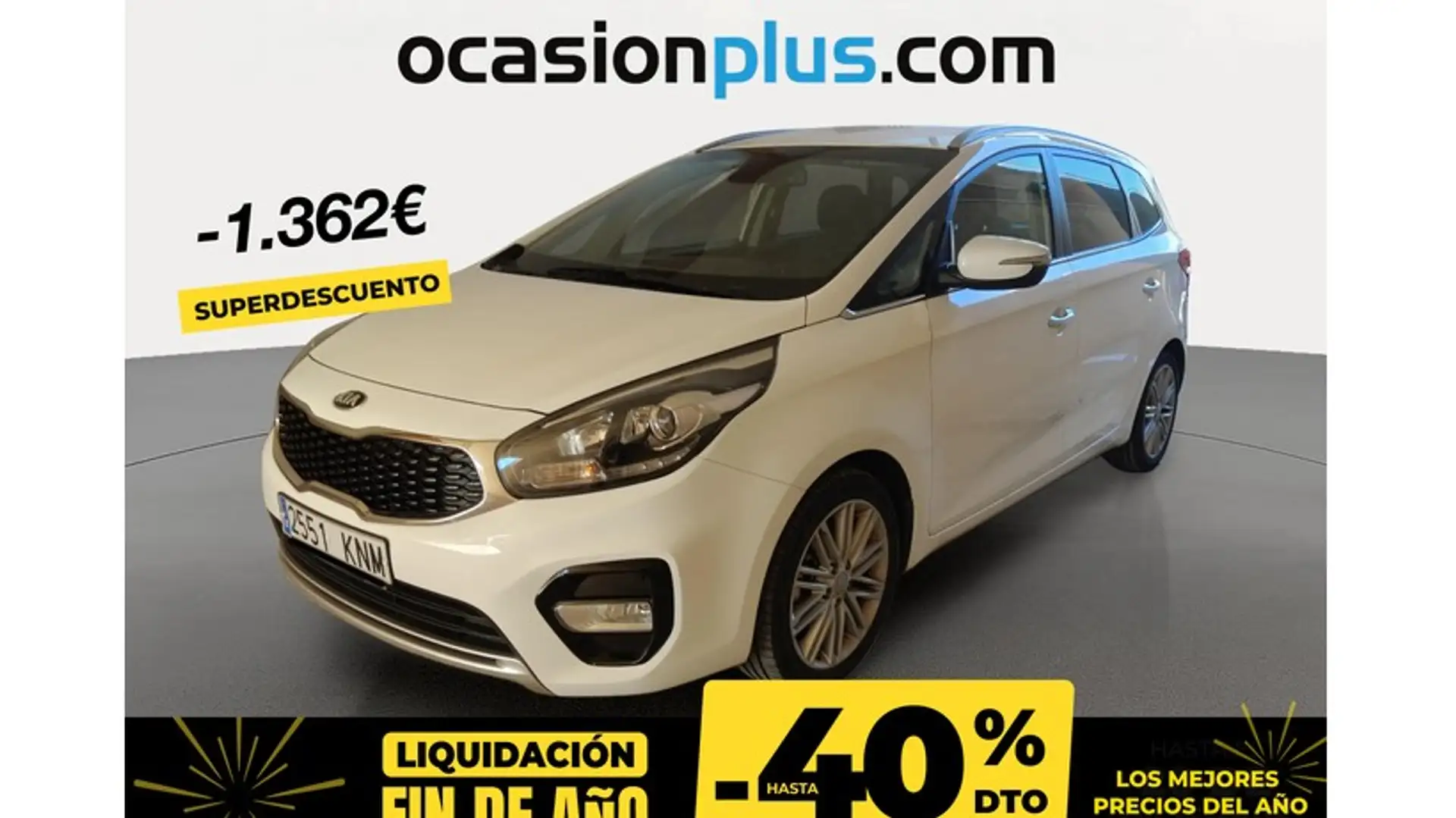 Kia Carens 1.6 GDi Drive 135 Blanc - 1