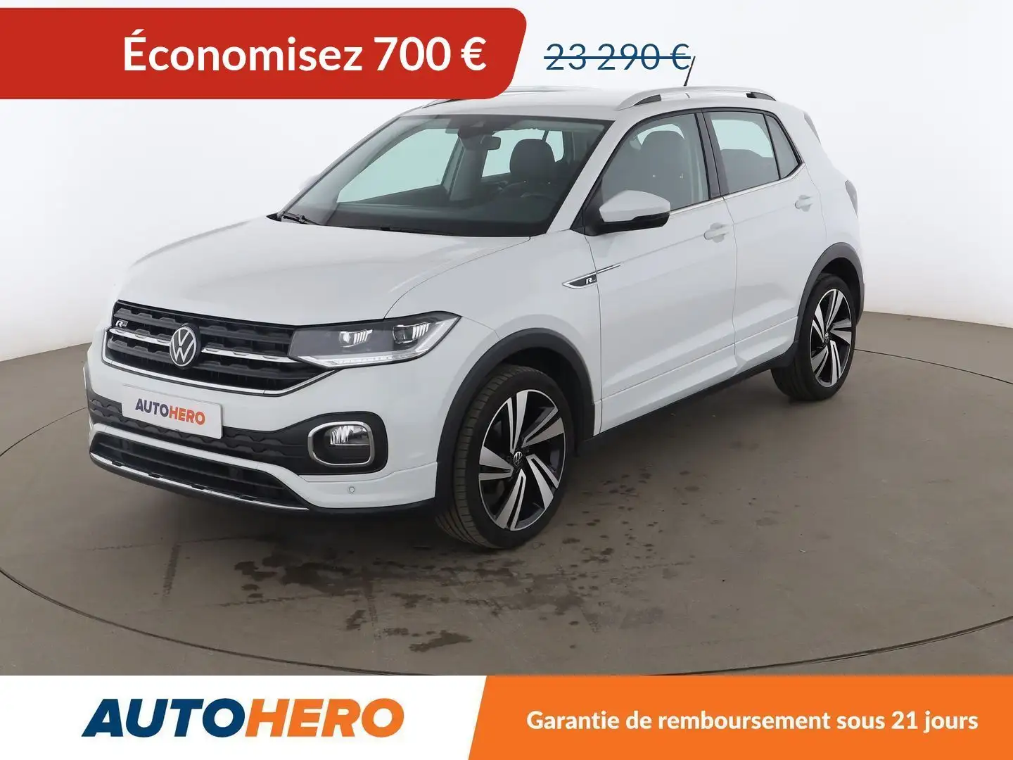 Volkswagen T-Cross 1.0 TSI R-Line Tech DSG Blanc - 1