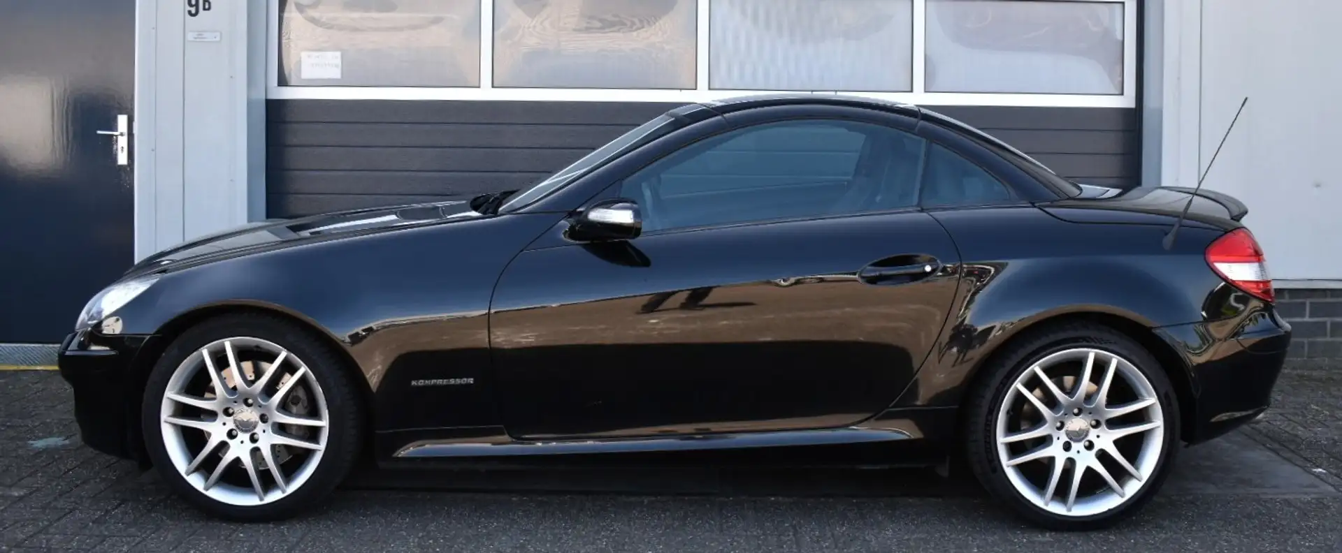 Mercedes-Benz SLK 200 K. Automaat airscarf dealer onderhouden Noir - 2