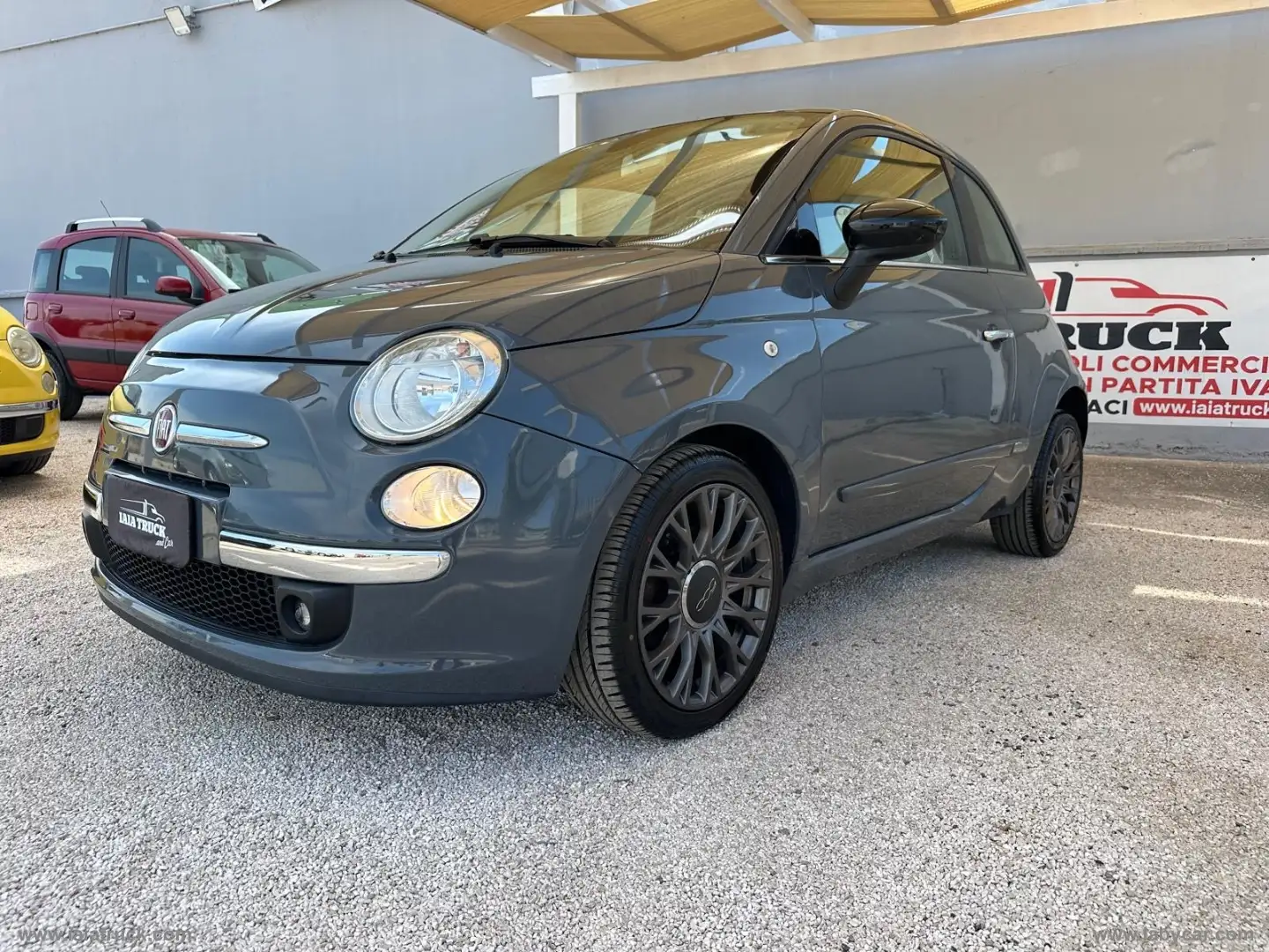 Fiat 500 1.3 Multijet 95 CV Gris - 1