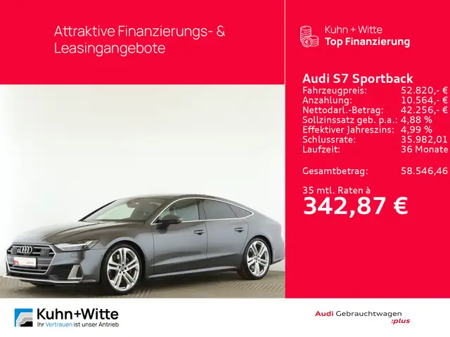 Audi S7 3.0 TDI quattro *AHK*B&O*LUFT*Stand
