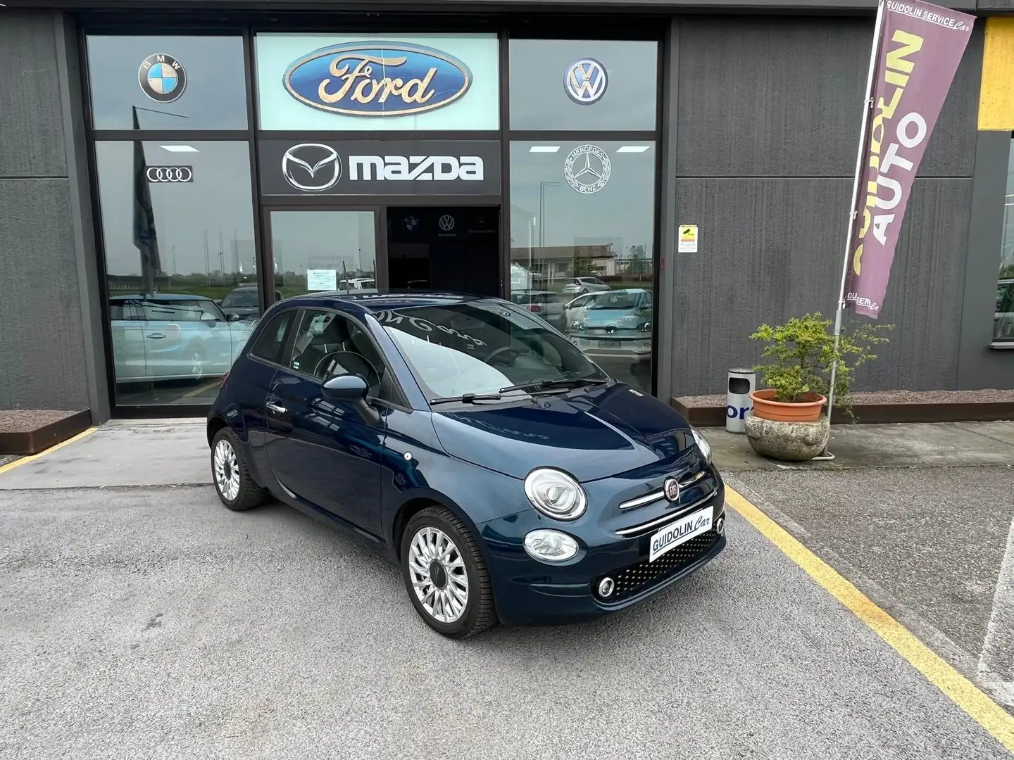 Fiat 500 1.0 hybrid 70cv (NEOPATENTATI) SENS POST Verde - 1