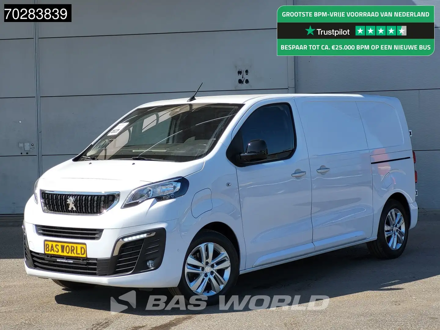 Peugeot Expert 136PK Elektrisch 330km WLTP 75kWh LED Navi Airco C Wit - 1