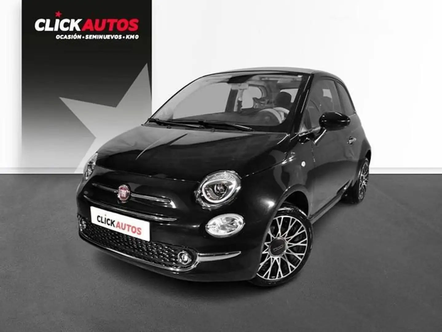 Fiat 500 1.0 Hybrid 70CV Monotrim Negro - 1