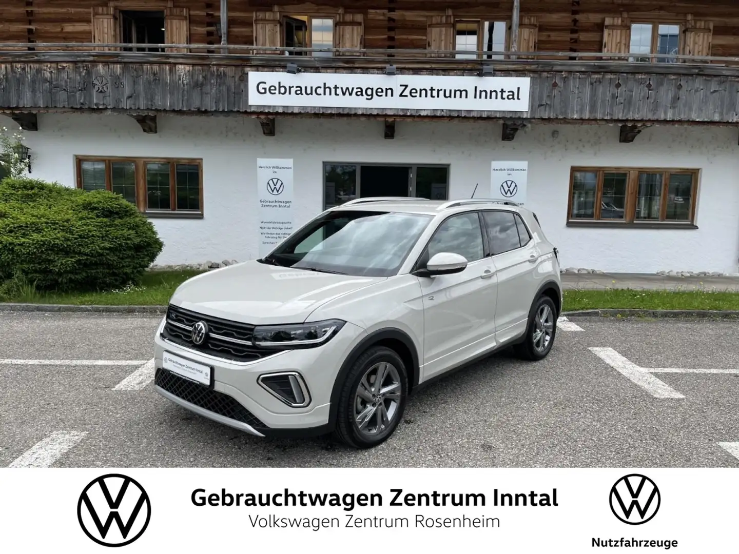 Volkswagen T-Cross 1,0 TSI DSG R-Line (Navi+RearView+AHK) Klima Navi Grau - 1