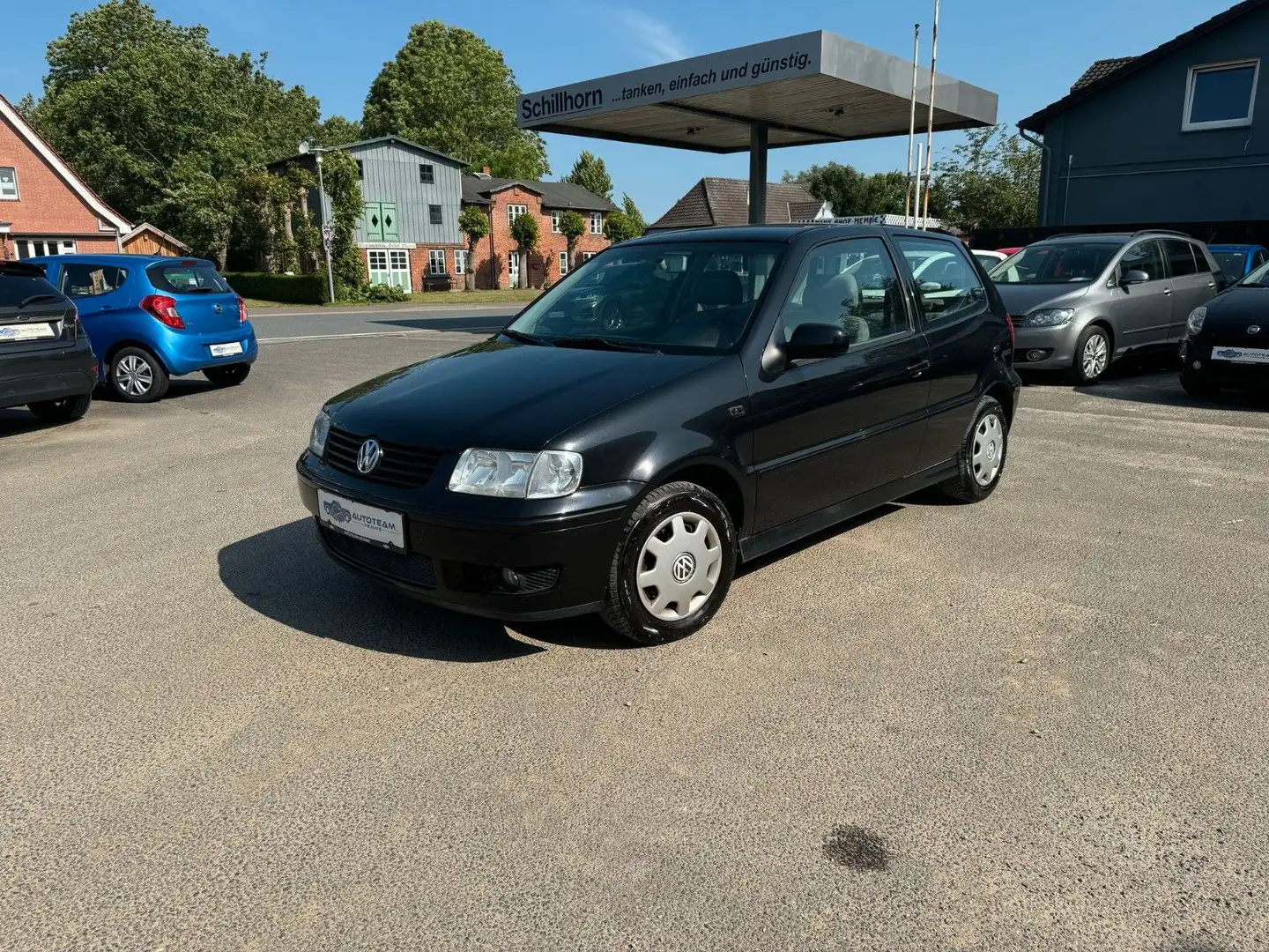 Volkswagen Polo 1,4l AUTOMATIK/HU+SERVICE NEU/KLIMA/EFH Fekete - 1