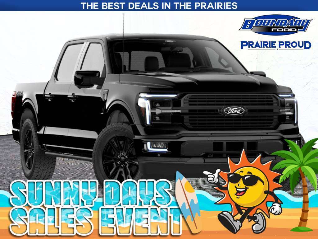 Black 2026 Ford F-150 Pickup Truck Four-Wheel Drive