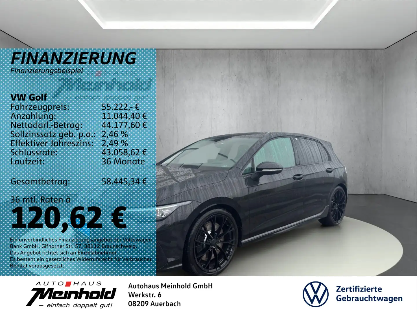 Volkswagen Golf R DSG 4-motion Black Edition, Kamera, 19" Schwarz - 1