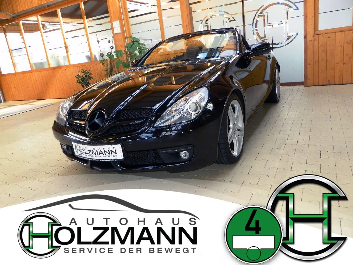 Mercedes-Benz SLK 200 Kompressor Autom. Sport-Paket/Navi/Xenon Schwarz - 1