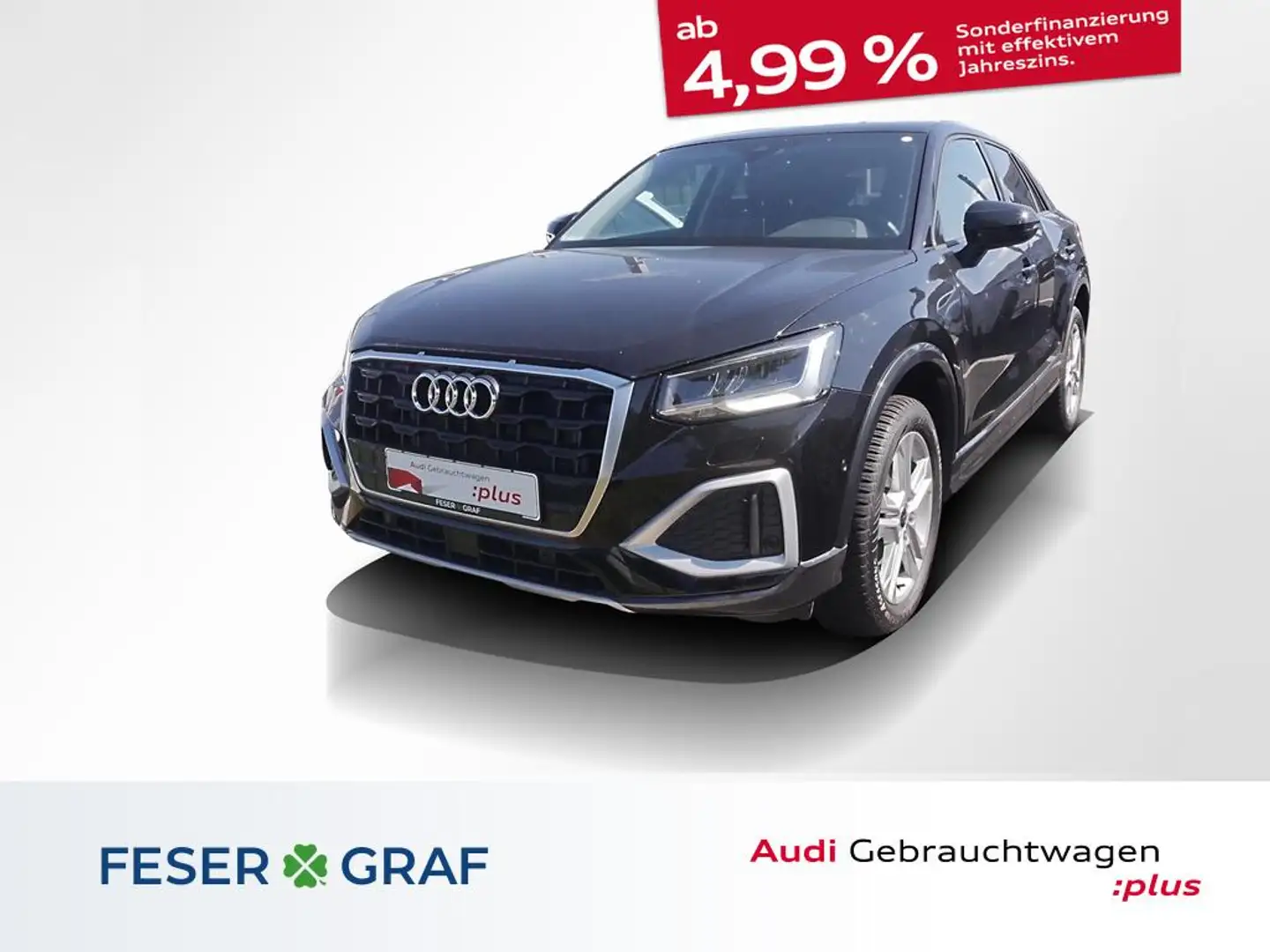 Audi Q2 advanced 35 TFSI S tronic Pano V-Cockpit PDC Schwarz - 1