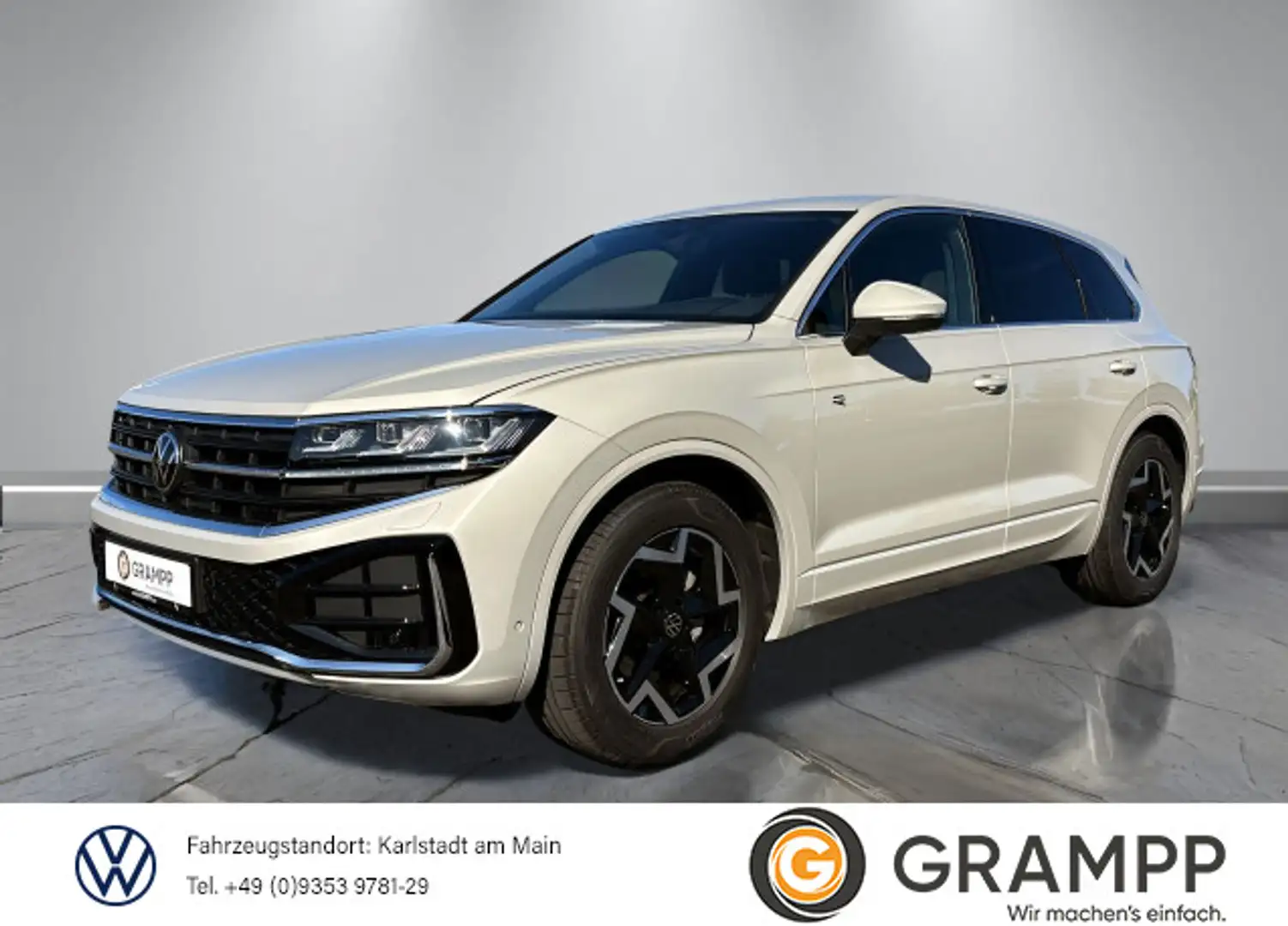 Volkswagen Touareg R-Line 3.0TDI +LUFT+STDHZG+ASSISTS+MEMOR Beige - 1