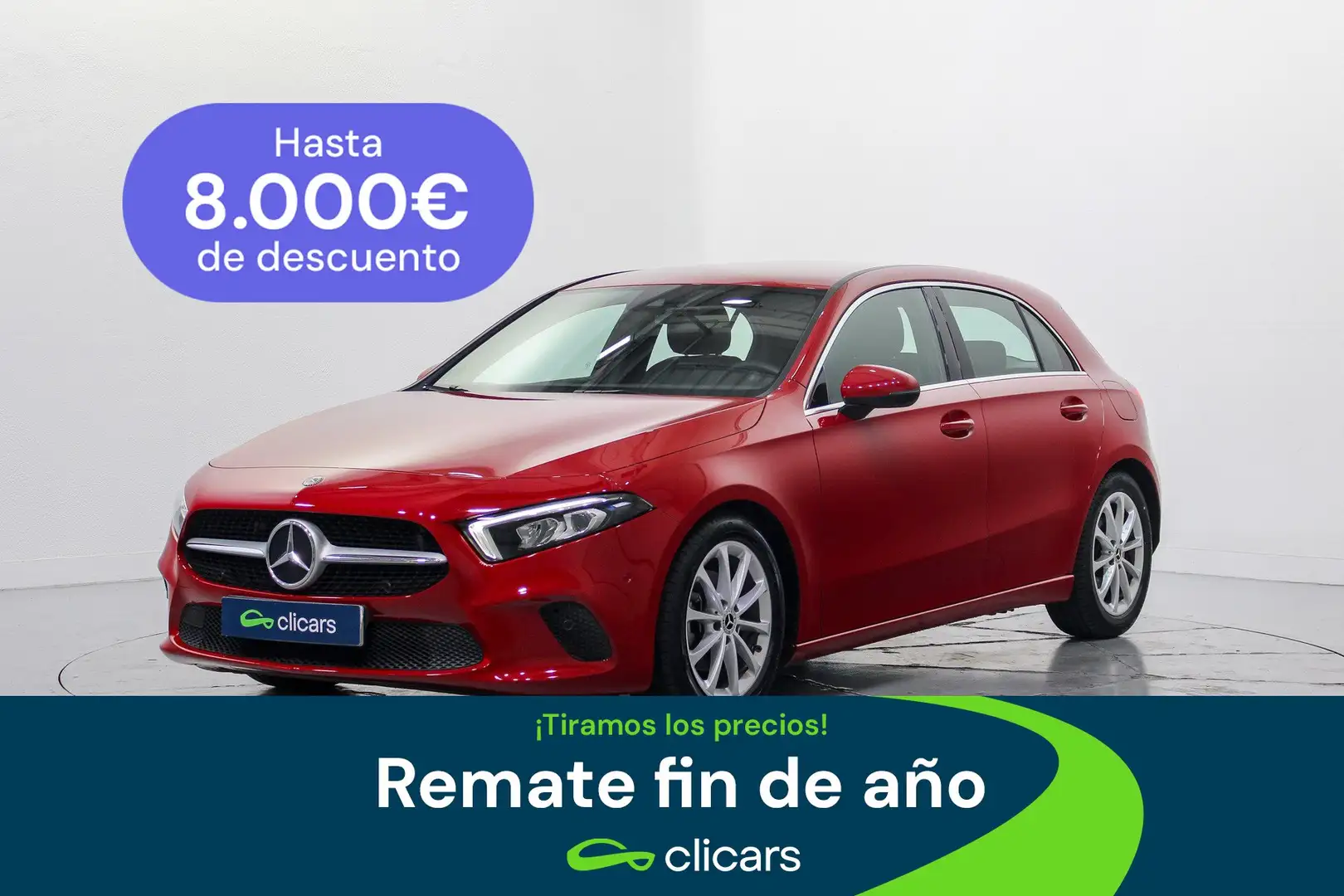 Mercedes-Benz A 180 180d 7G-DCT Rojo - 1