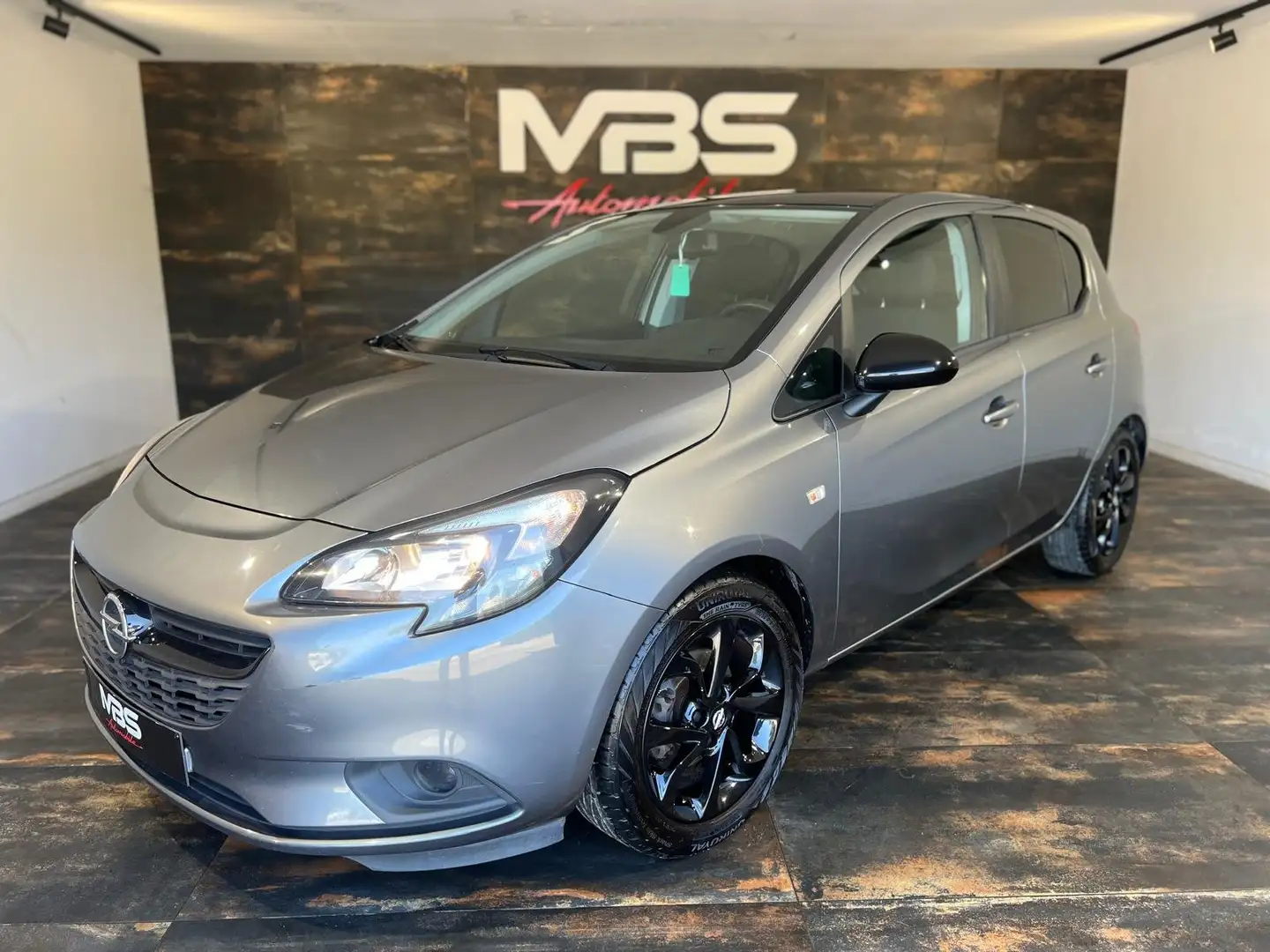 Opel Corsa 1.4i Black Edition * RADARS * CRUISE * CLIM * GPS Grijs - 1