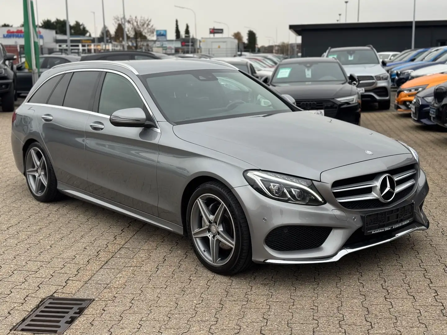 Mercedes-Benz C 200 T d G-Tronic Plus AMG Line Burmester Silber - 2