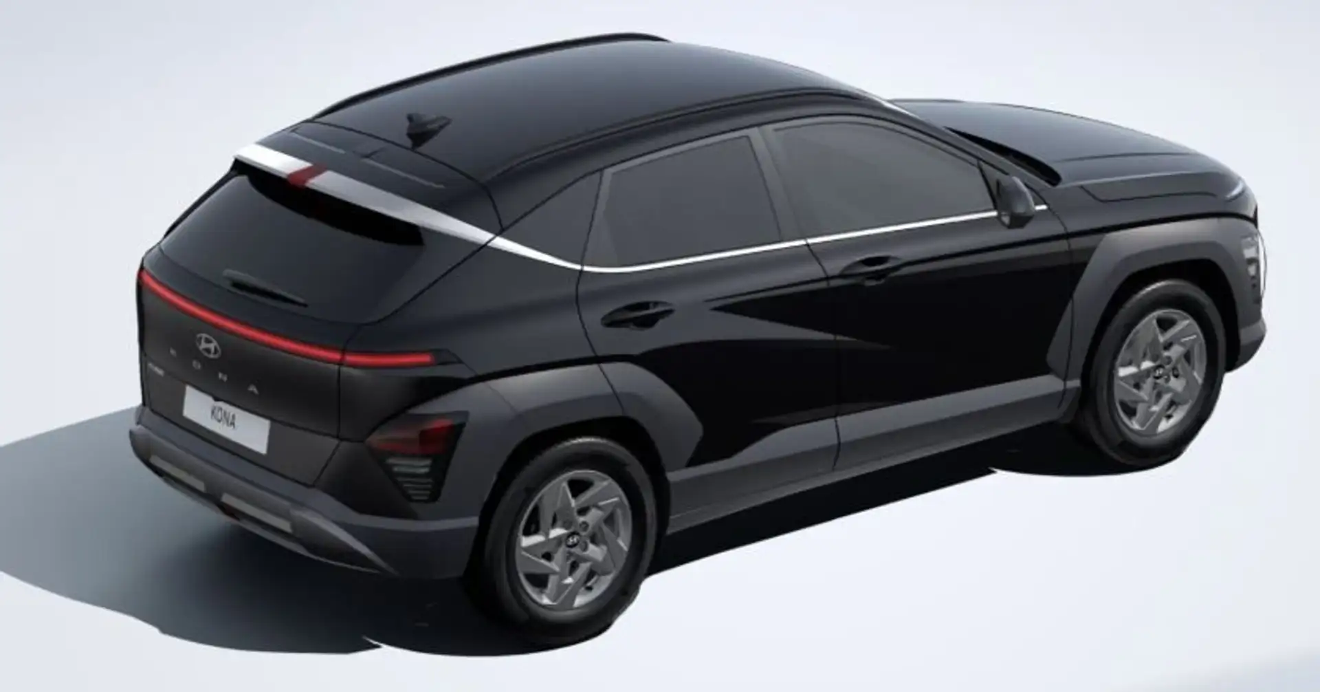 Hyundai KONA TREND 1.6i 138PS LED+el.Heckklappe Zwart - 2