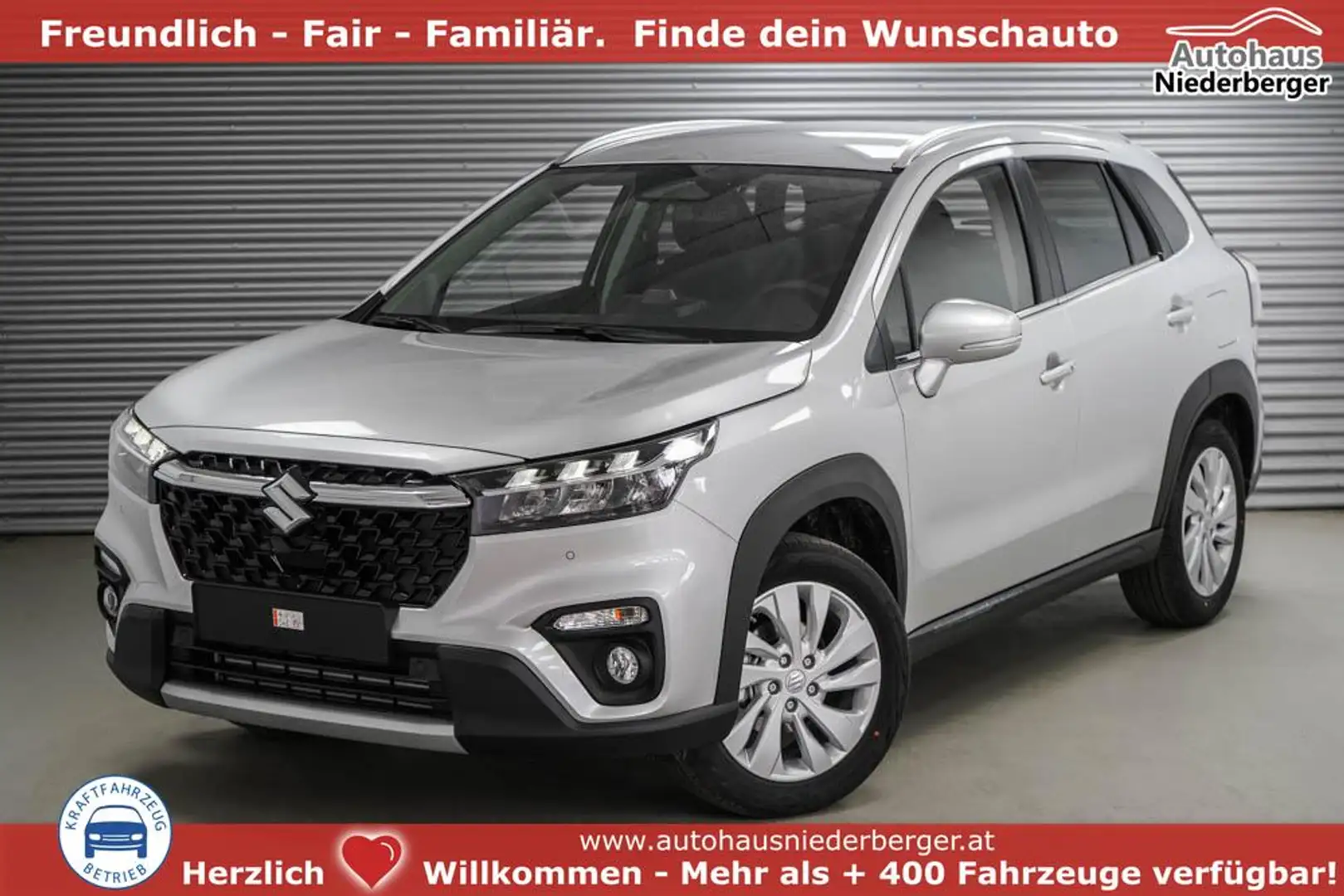 Suzuki S-Cross 1,4 2WD MT Mild-Hybrid GL+ - LAGER -LAG. 95 kW ... Zilver - 1