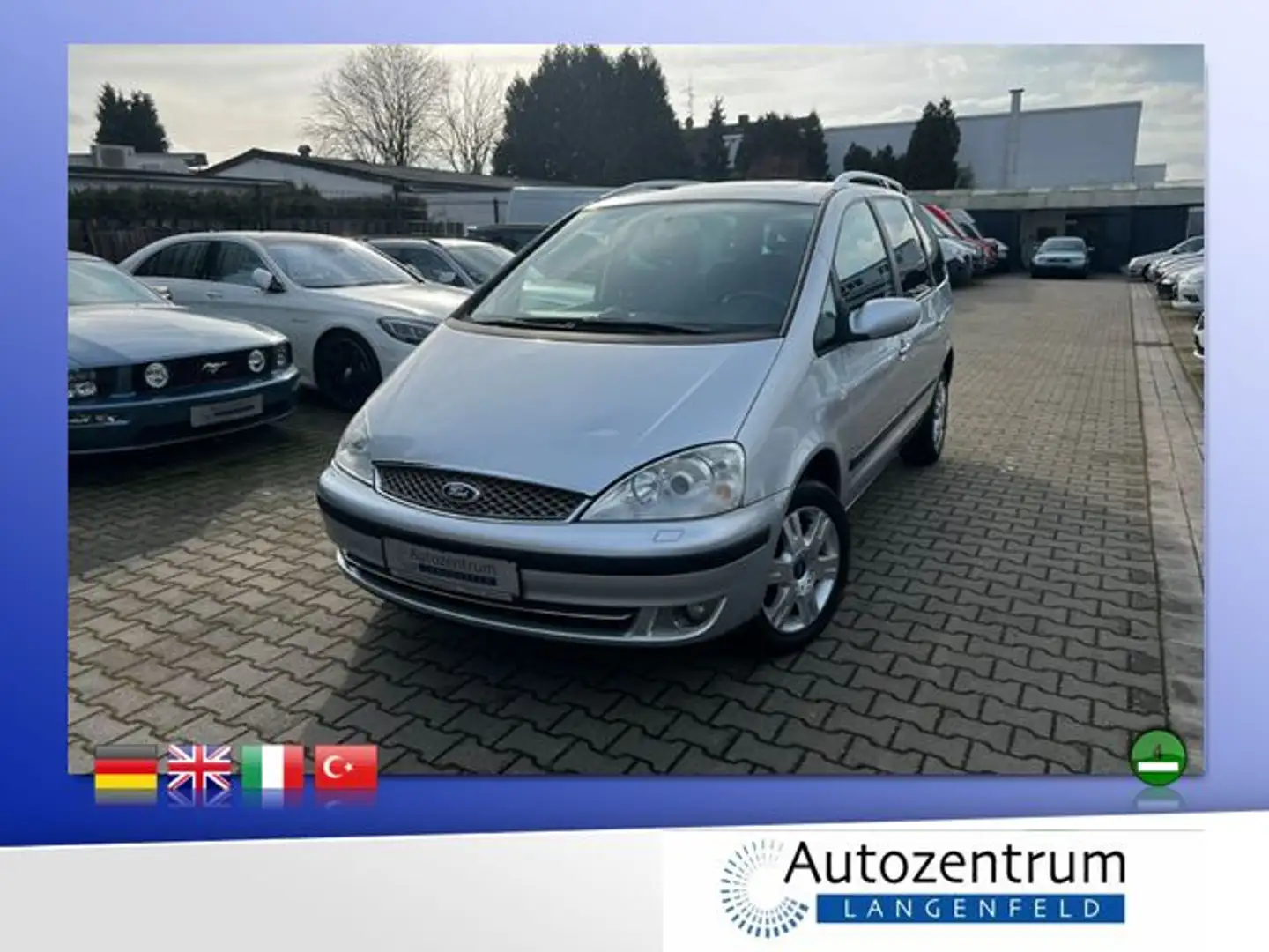Ford Galaxy 2.3 16V Ghia *6 SITZE*TÜV NEU*XENON* Argent - 1