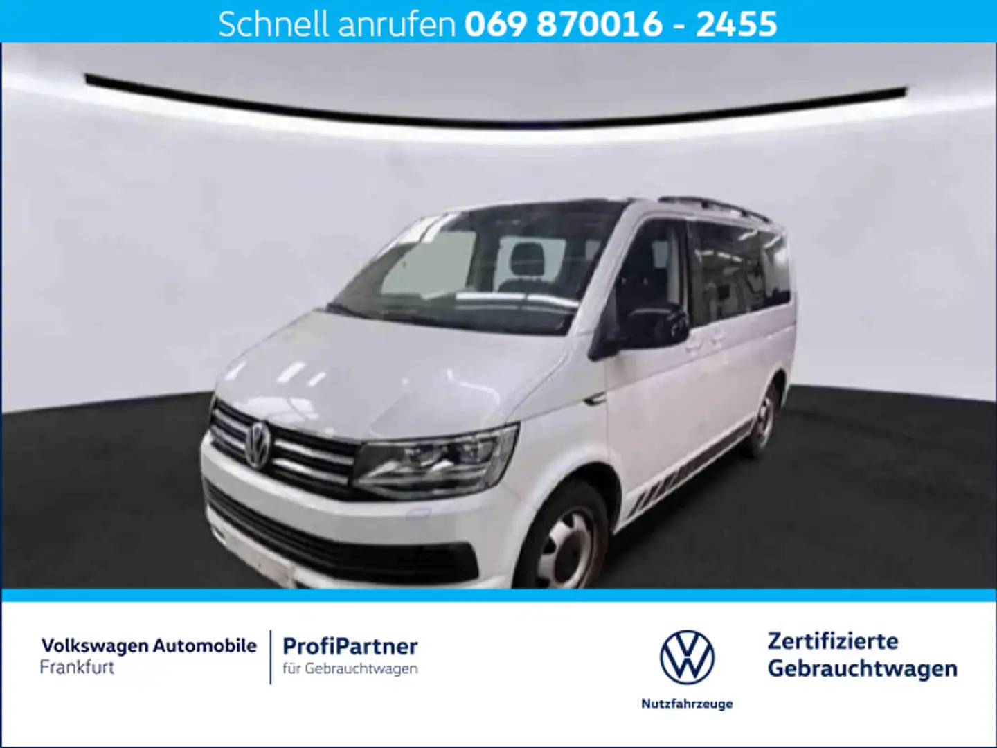Volkswagen T6 Multivan 2.0 TDI Edition AHK LED Klima Weiß - 1