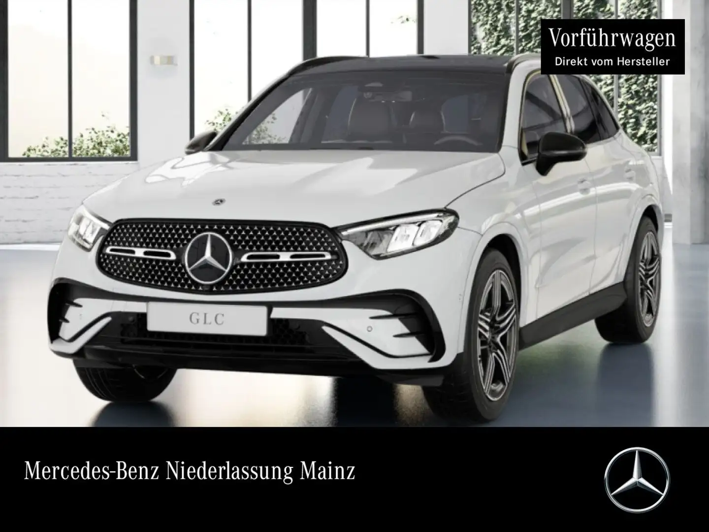 Mercedes-Benz GLC 300 e 4M AMG+NIGHT+PANO+AHK+LED+KAMERA+KEYLESS Weiß - 1