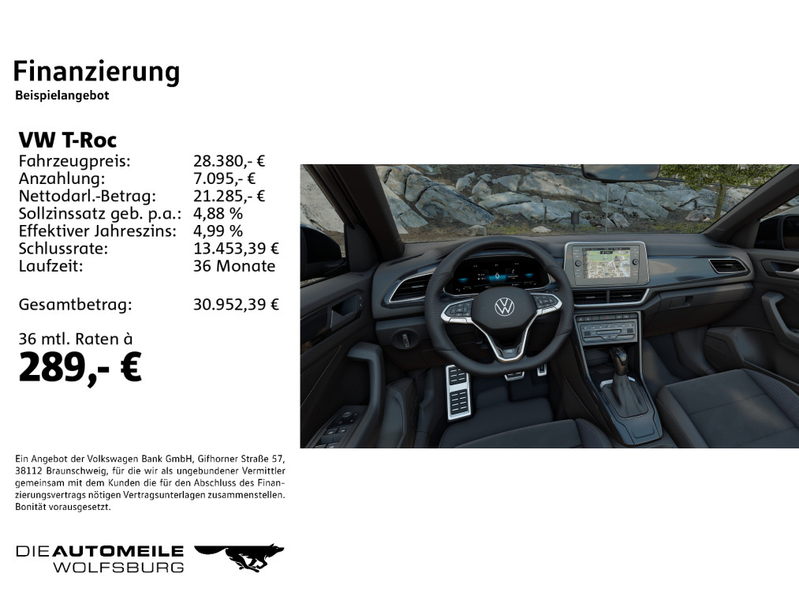 Volkswagen T-Roc 1.5 TSI DSG R-Line LED+/ACC/AHK — photo 2