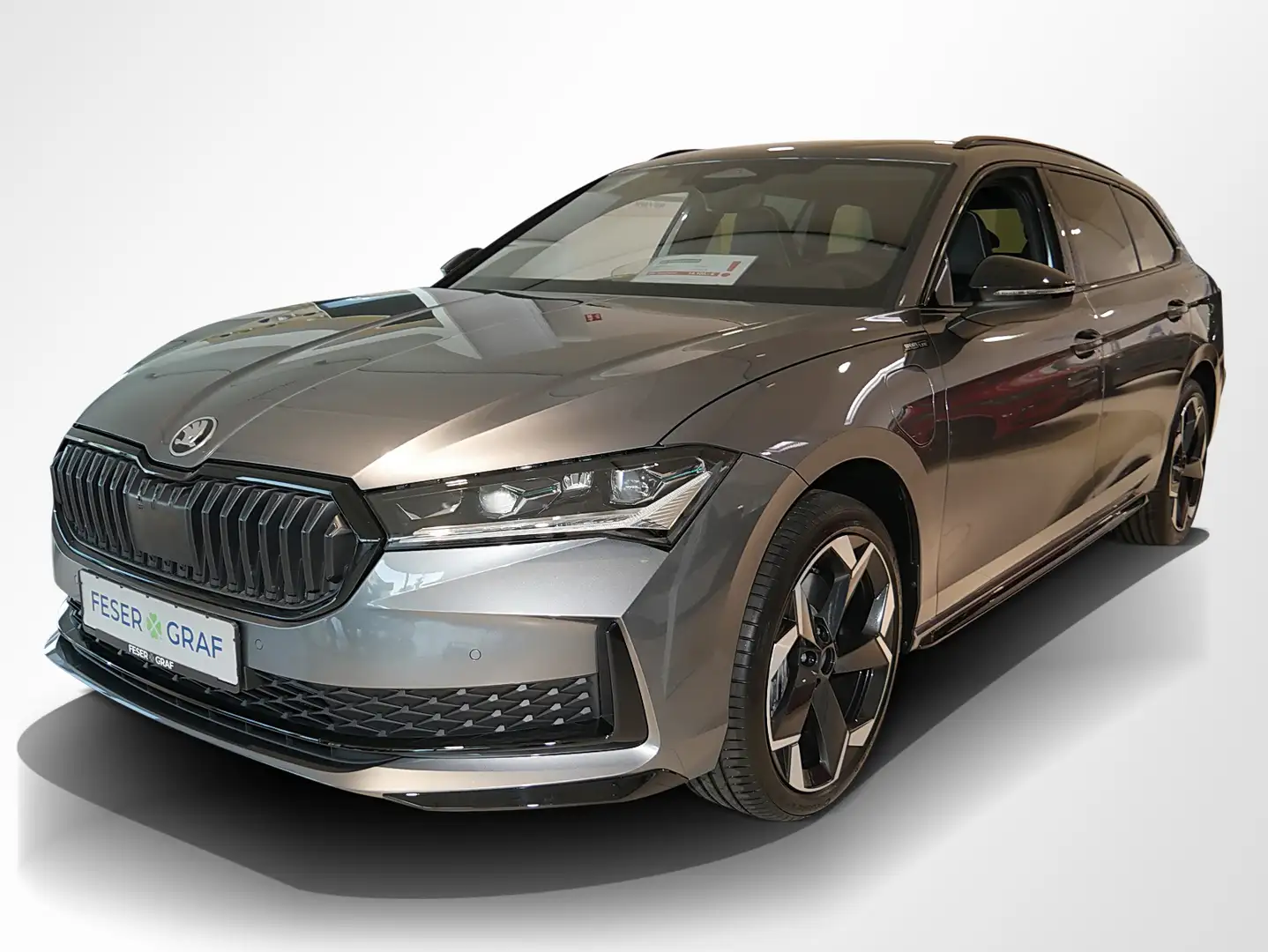 Skoda Superb Combi 1.5 TSI iV Sportline DSG AHK RüKa Grau - 1