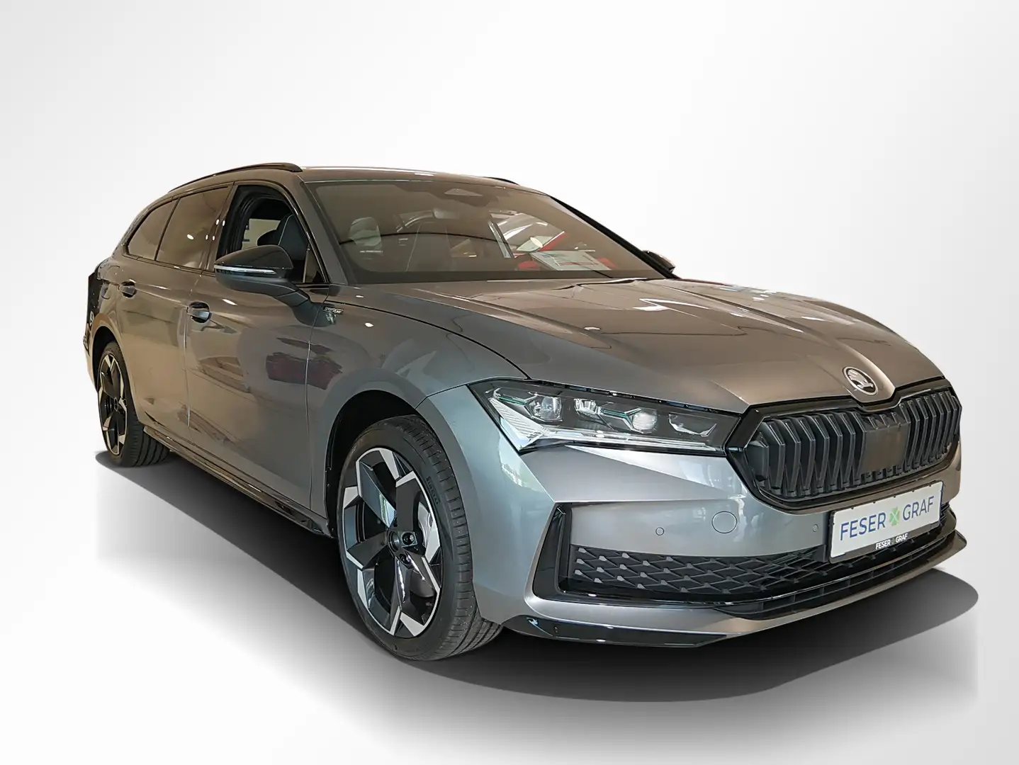 Skoda Superb Combi 1.5 TSI iV Sportline DSG AHK RüKa Gris - 2