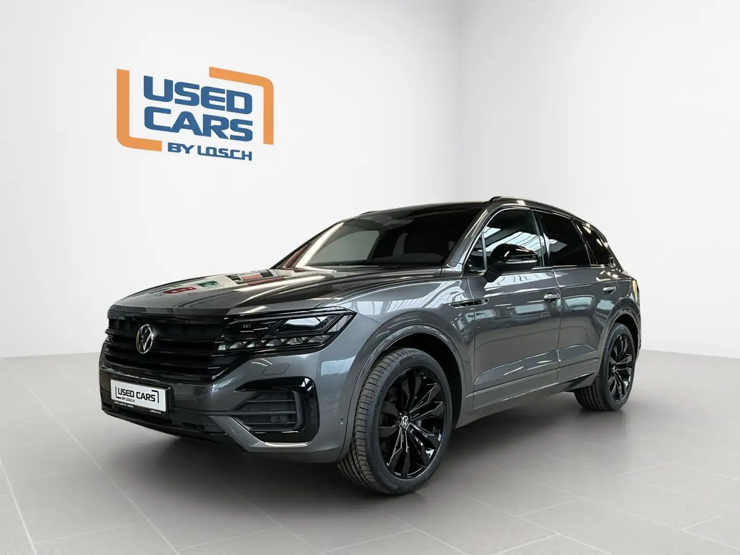 Volkswagen Touareg R-Line+Black-Style+AHK+Luftf. Grau - 1