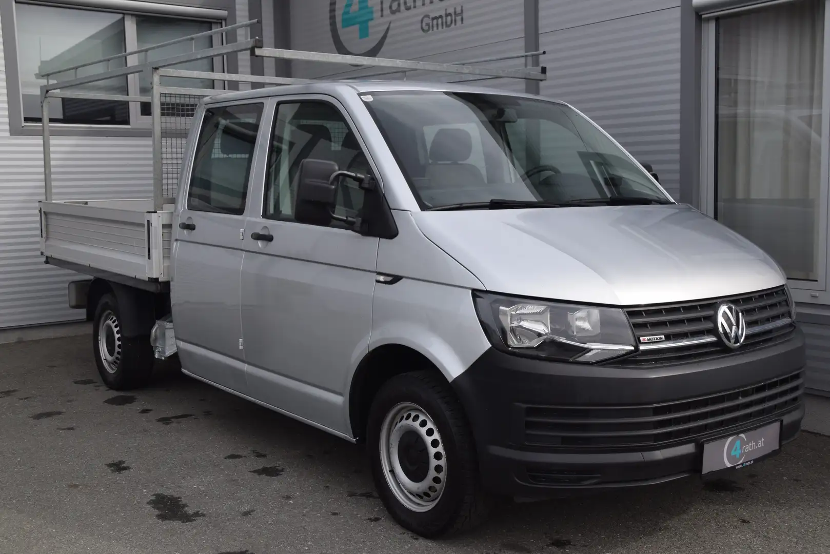 Volkswagen T6 Transporter Doka-Pritsche LR 2,0 TDI 4Motion/NETTO: 24.150€ Grau - 2