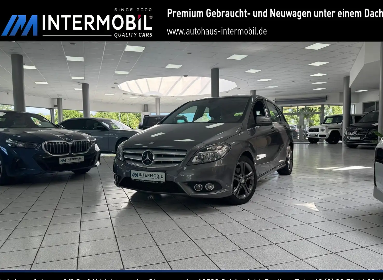 Mercedes-Benz B 200 Automatik*EFH*TOTW*Klima*Sitzheizung*PDC Gris - 1