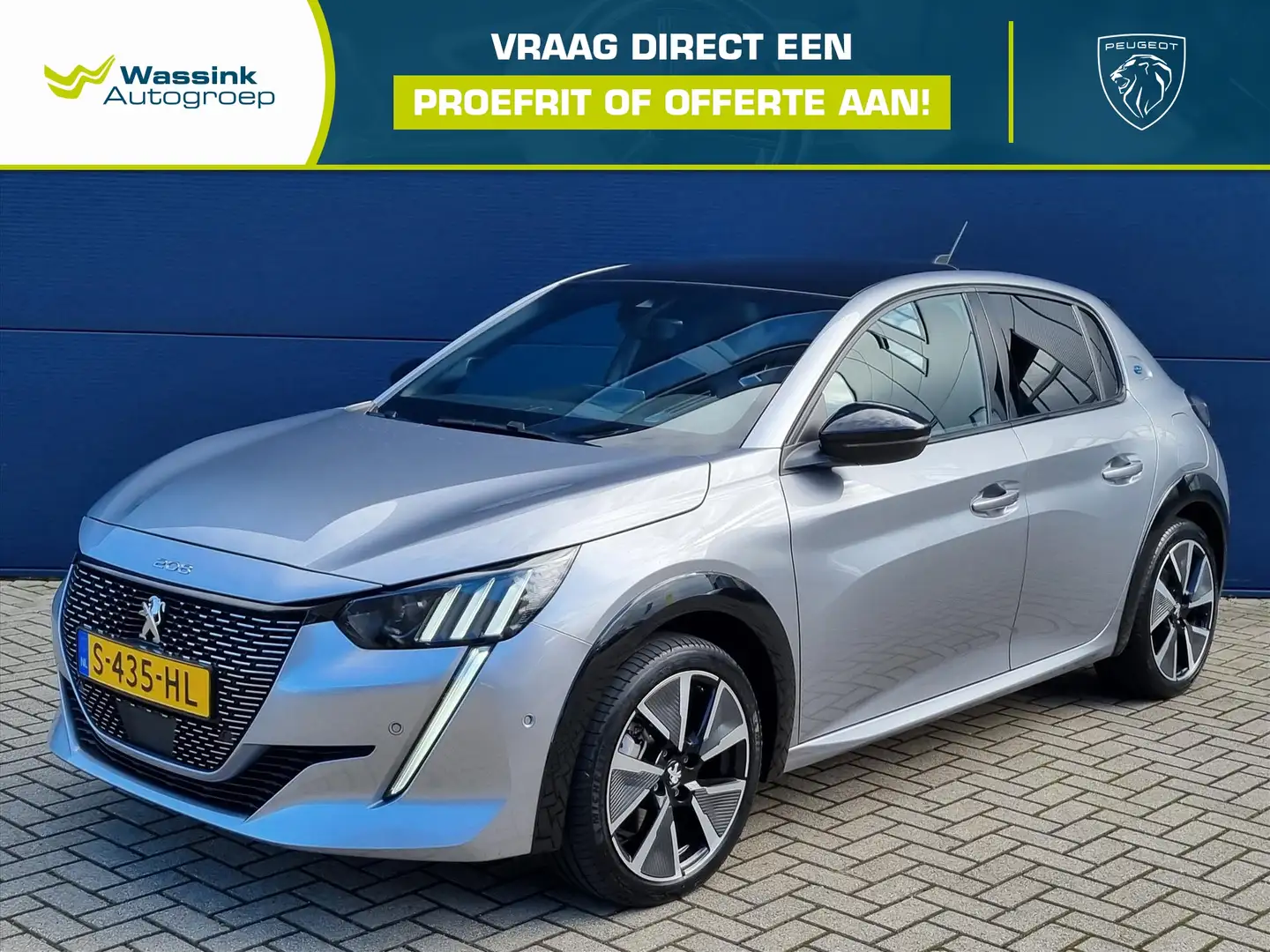 Peugeot e-208 EV 50kWh 136pk GT | Navigatie | Panoramadak | Park Grijs - 1