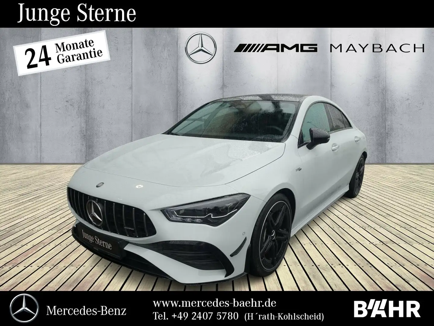 Mercedes-Benz CLA 35 AMG CLA 35 AMG 4M Night+Aero/Pano/Multibeam/RFK/19" Blanco - 1