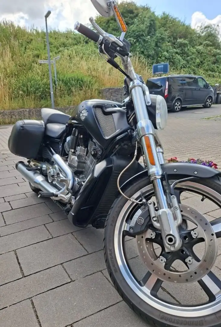 Harley-Davidson VRSC V-Rod V-Rod Muscle VRSCF in Black Denim (mattschwarz) Noir - 2