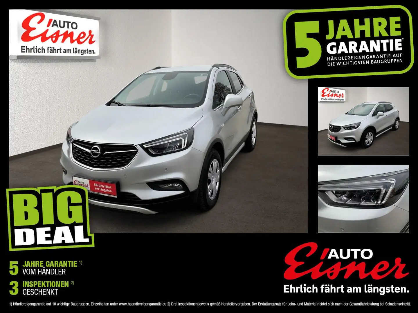 Opel Mokka X 1.4 TURBO ECOTEC ULTIM Silber - 1