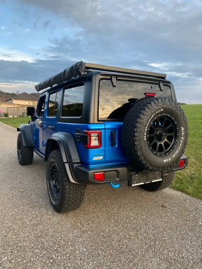 Jeep Wrangler Rubicon 2.0 PHEV 380 PS AT 4xe Blau - 2