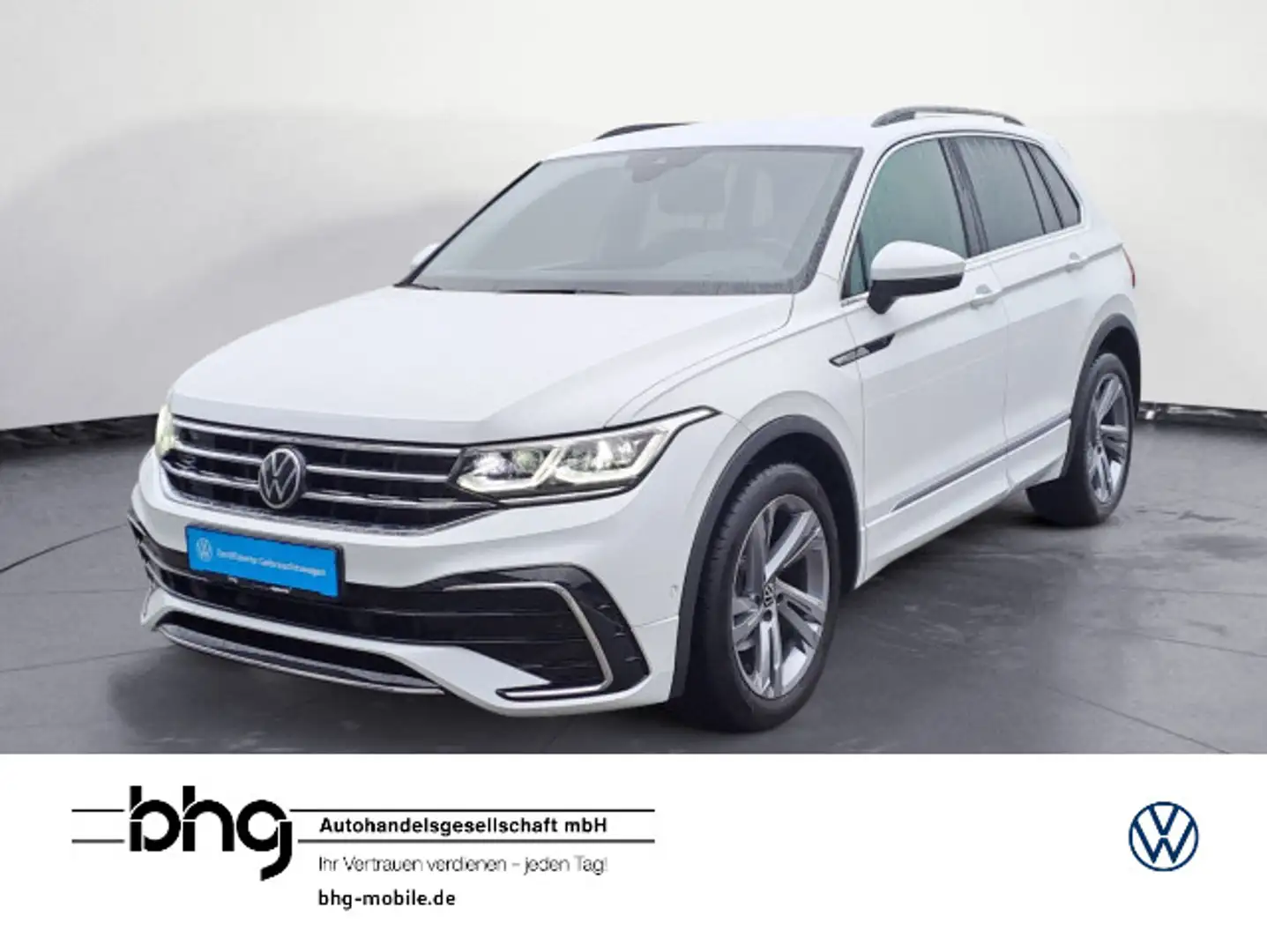 Volkswagen Tiguan 2.0 TDI R-Line AHK Kamera AssistPlus PDC Bianco - 1