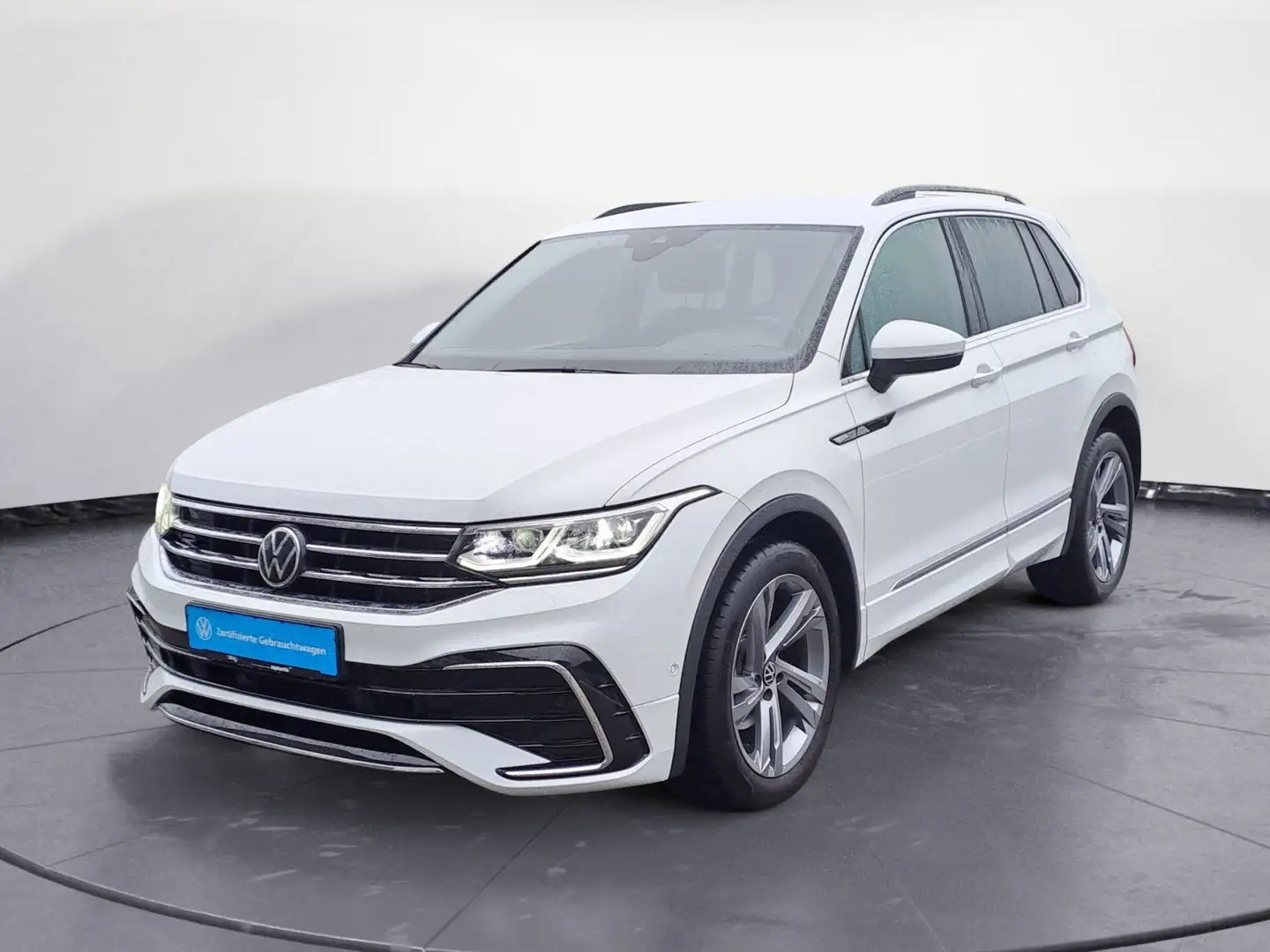 Volkswagen Tiguan 2.0 TDI R-Line AHK Kamera AssistPlus PDC Bianco - 2