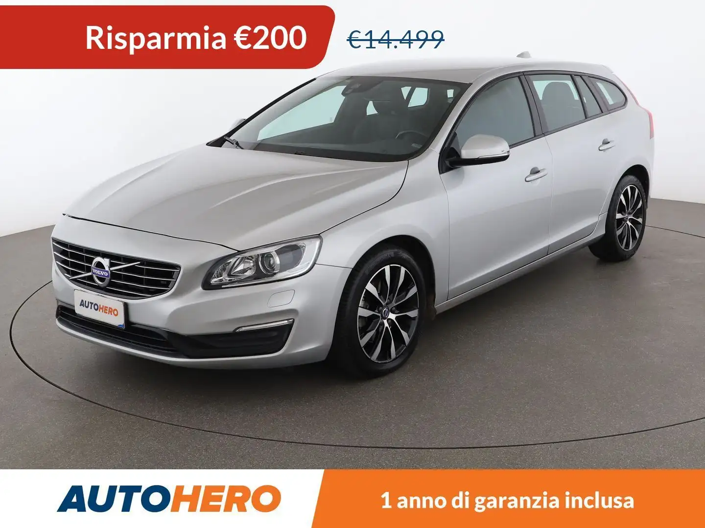 Volvo V60 2.0 D3 Dynamic Edition Grigio - 1