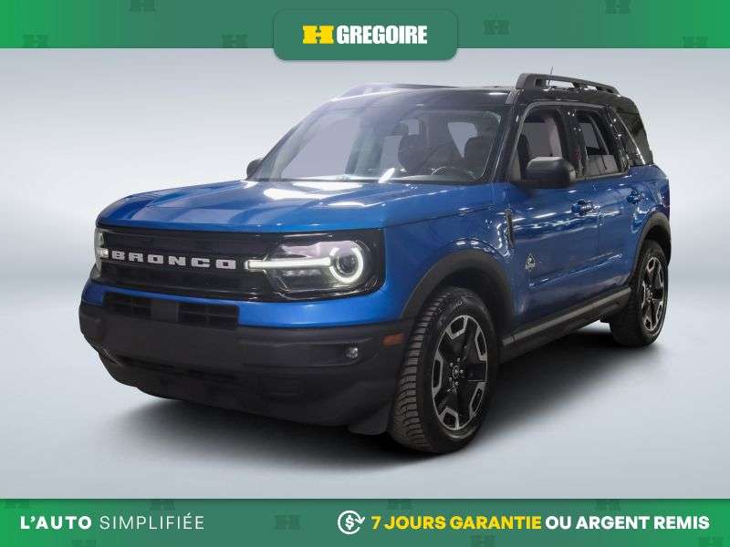 2022 Ford Bronco Sport Outer Banks 4WD AUTO A/C MAGS CUIR NAV CAM RECUL B — снимка 1