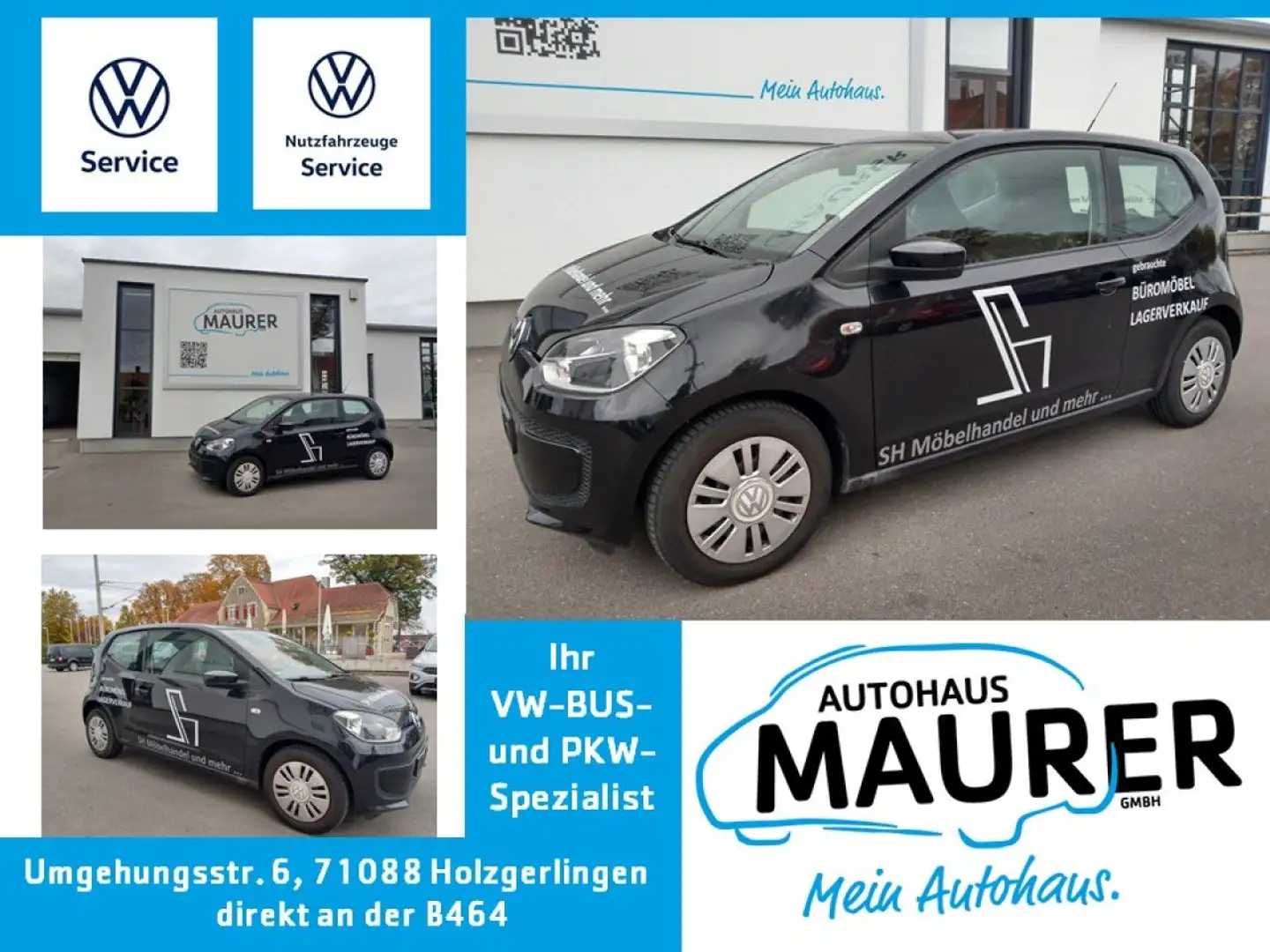 Volkswagen up! Move 1,0 Navi Maps and More Climatic Bluetooh Noir - 1