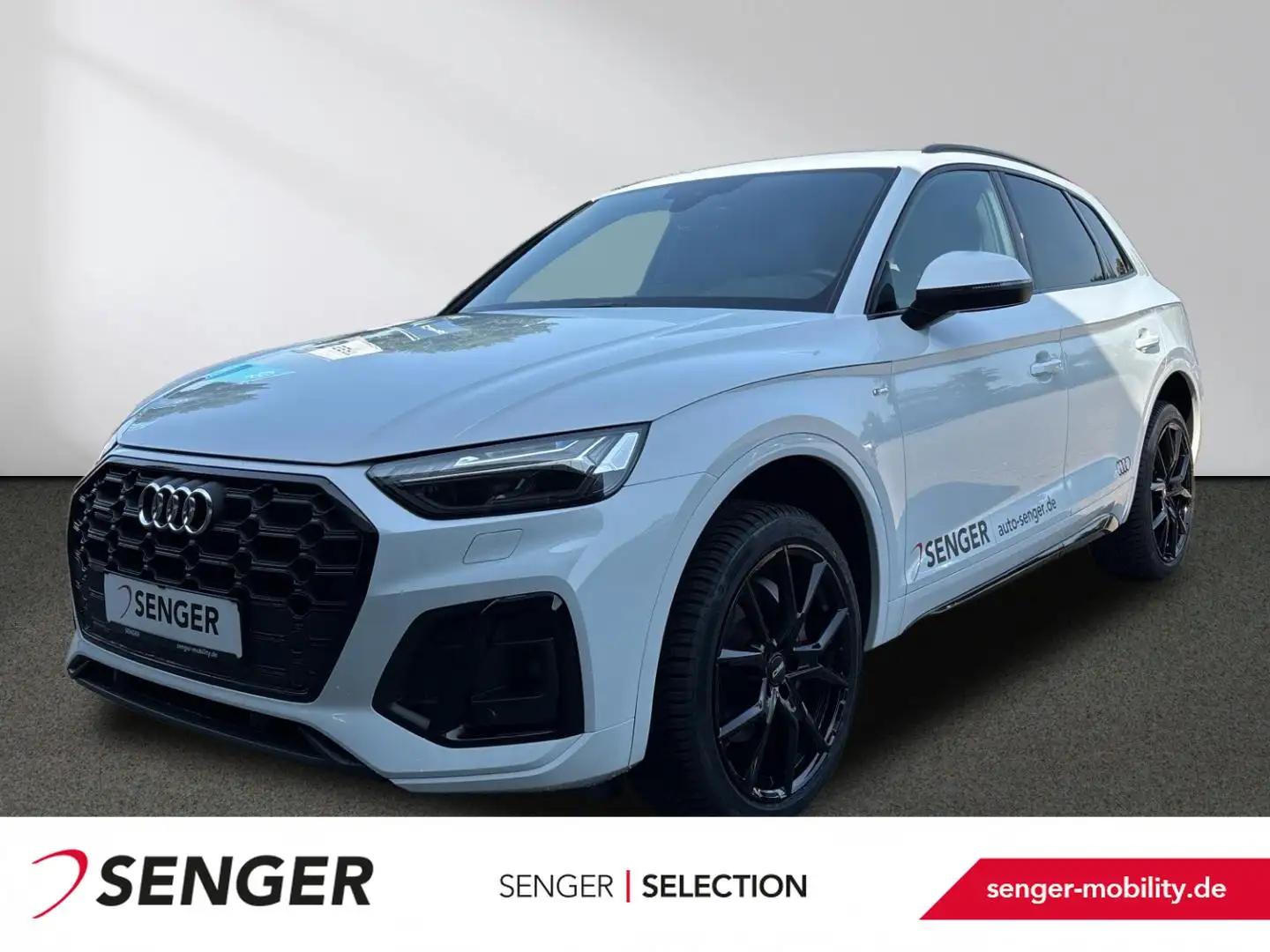 Audi Q5 S line 40 TDI quattro S tronic MMI Matrix AHK Blanc - 1