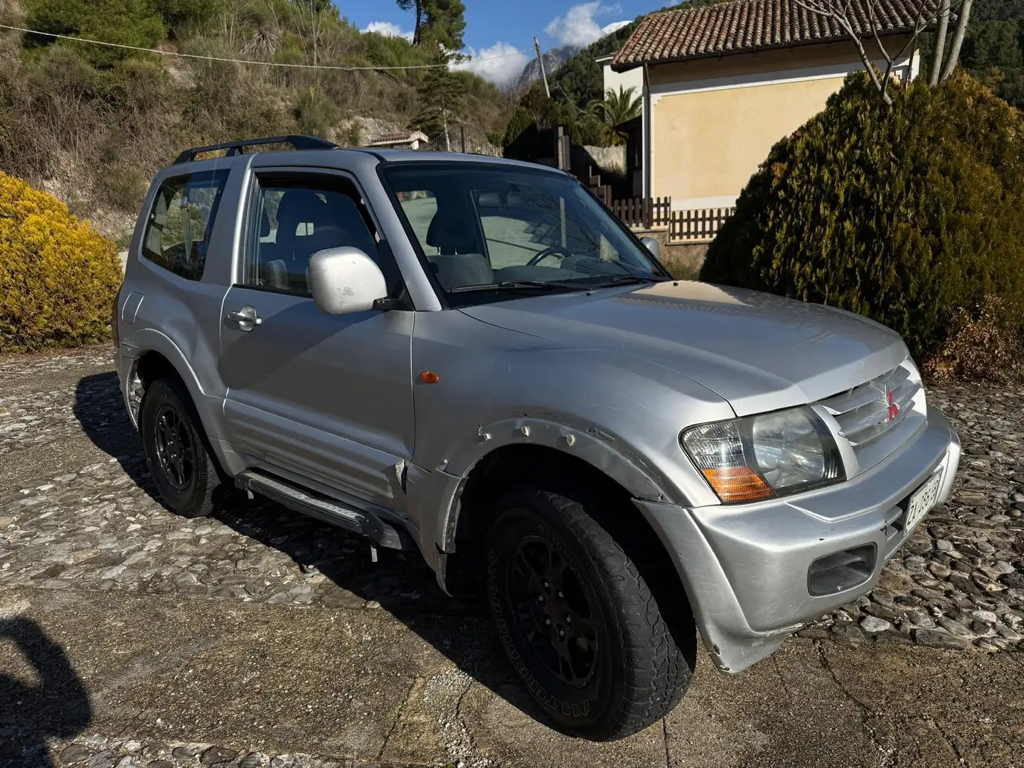 Mitsubishi Pajero Pajero III 2000 3p 2.5 tdi GL-Clima-Pedane- Argento - 1