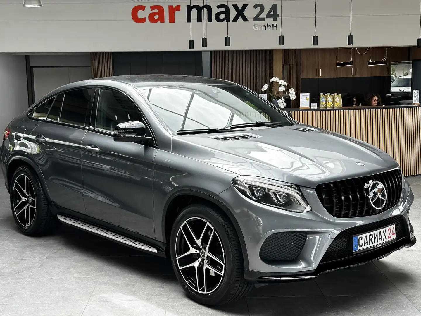 Mercedes-Benz GLE 350 d 4Matic AMG COUPE LUFT AHK H&K 360KAM Gris - 1