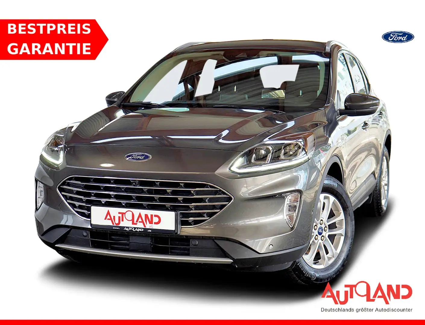 Ford Kuga 2.0 M-Hybrid Titanium LED Navi ACC Kamera Grau - 1