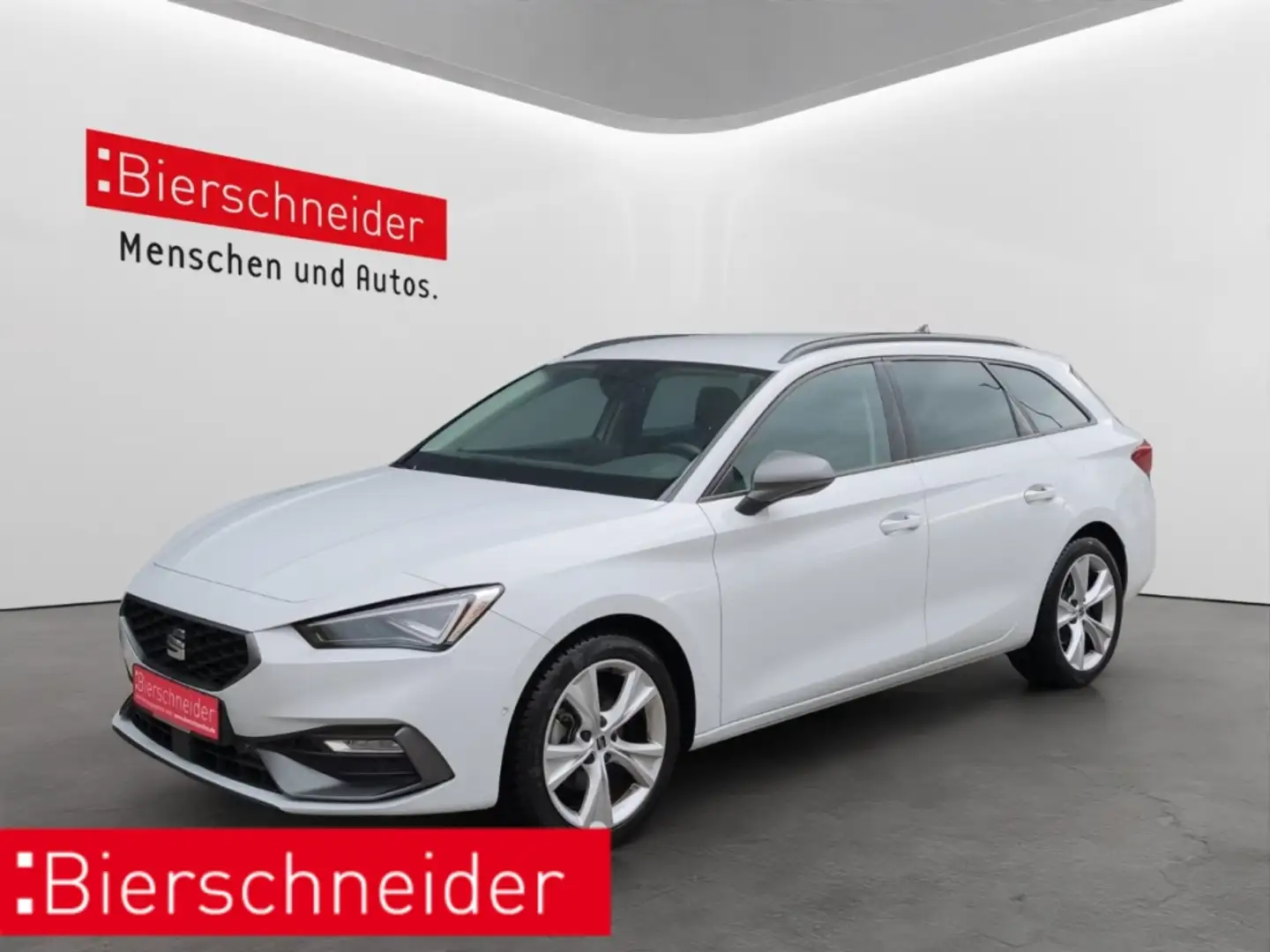 SEAT Leon Sportstourer 1.5 eTSI DSG FR MATRIX-LED NAVI SIDEA Weiß - 1