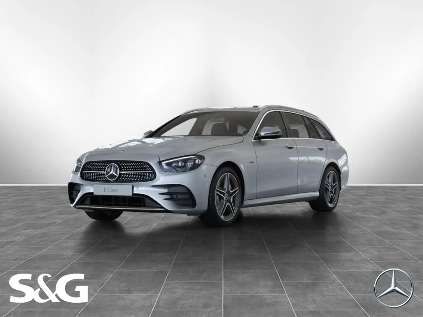 Mercedes-Benz E 300 de 4M T AMG AHK+DISTRONIC+KAMERA+LED+18" Argintiu - 1