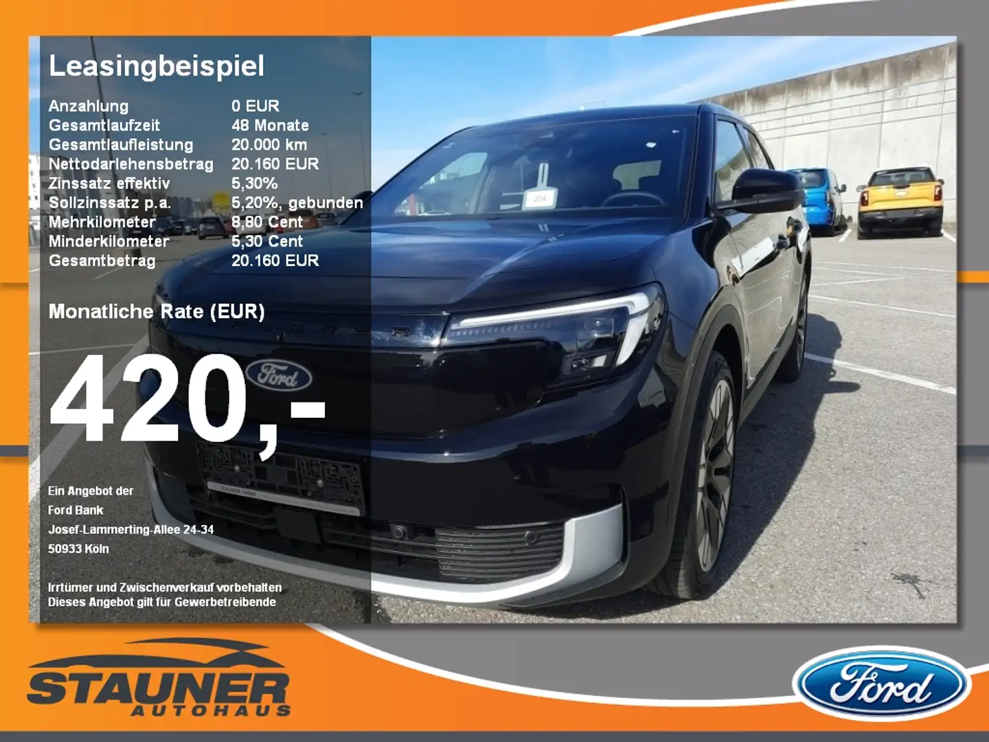 Ford Explorer AWD Premium 79 KWH ACC Headup AHK Noir - 1