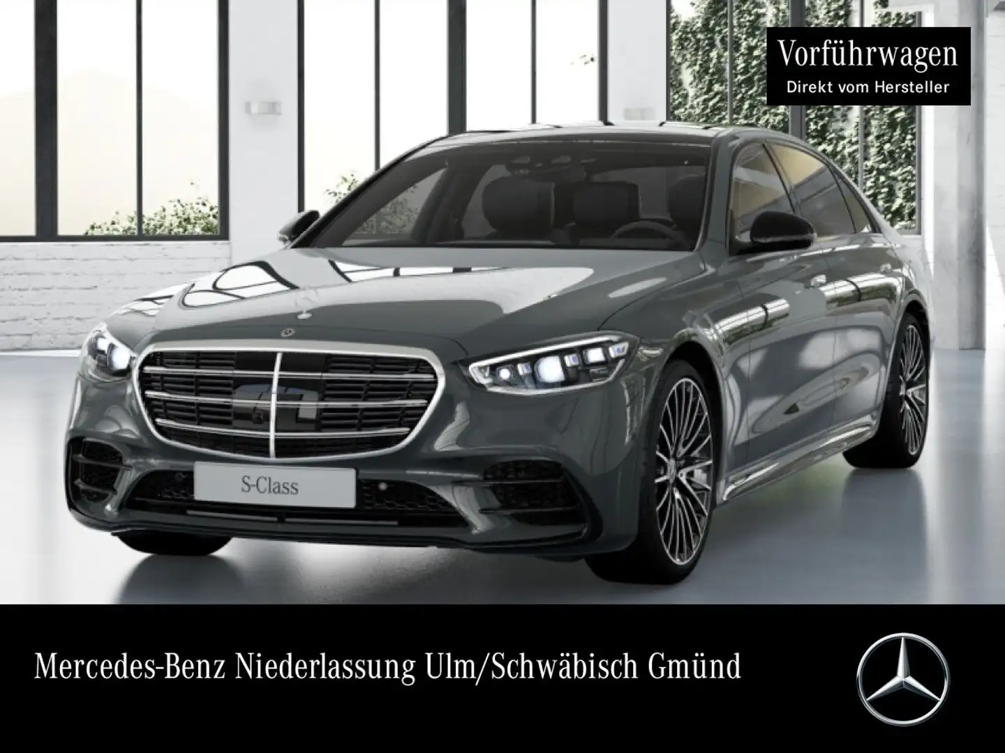 Mercedes-Benz S 600 S 580 L 4M AMG+NIGHT+PANO+360+DIGITAL-L+STHZG+21" Gris - 1